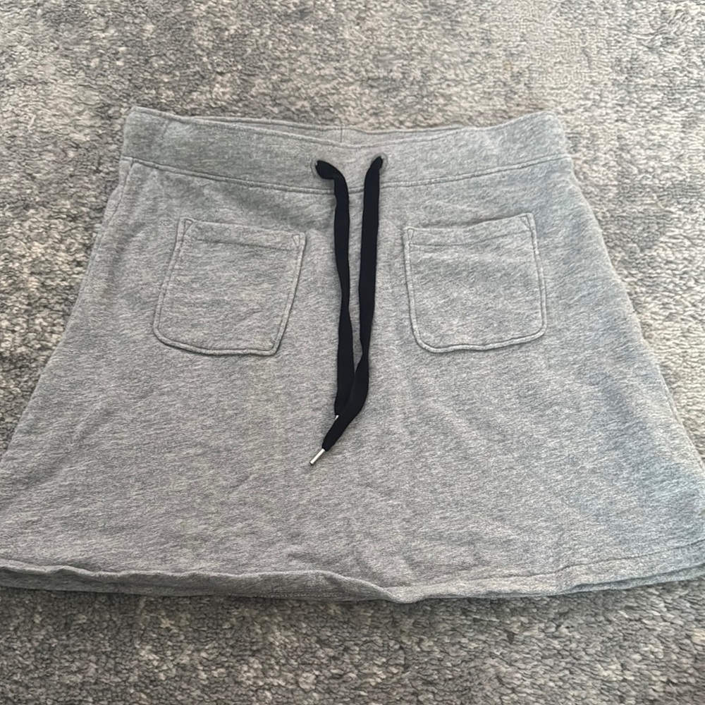 J. Crew Factory Gray A-Line Mini Skirt